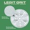 Legit Grit 6 inch Sand paper Disc, 49-Hole, 80 Grit, 150PK LG6-4980-150 - alternate 4